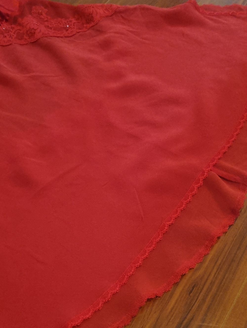 VICTORIA'S SECRET Vintage Babydoll Slip Dress Red Size Small - Picture 7 of 12
